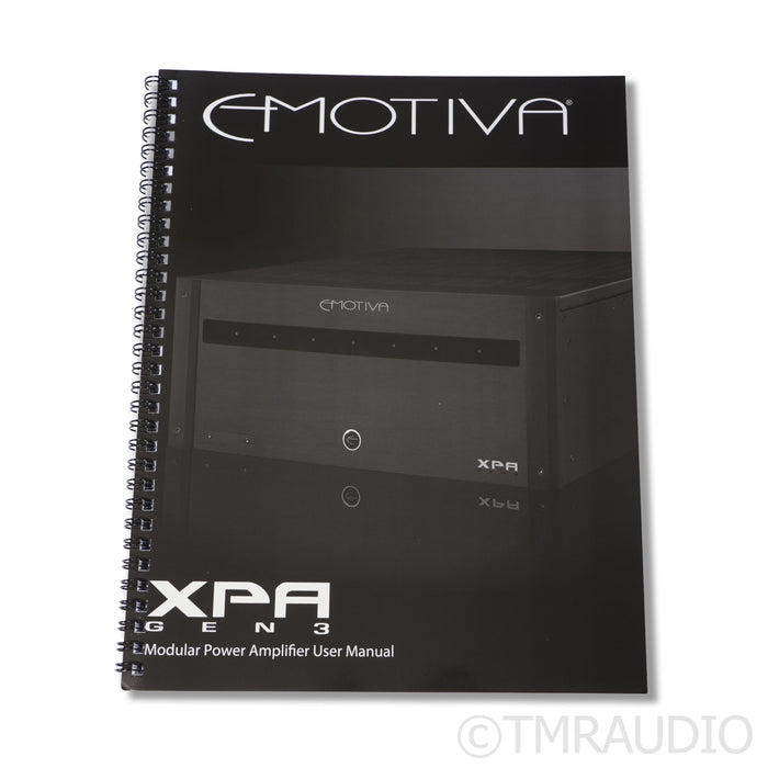 Emotiva XPA-2 Gen 3 2-Channel Power Amplifier