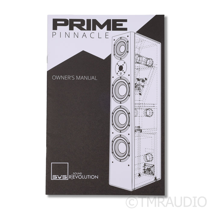 SVS Prime Pinnacle Tower Floorstanding Speakers; Black Ash