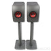 KEF LS50 Wireless II Bookshelf Speakers w/ Stands; Titanium Grey