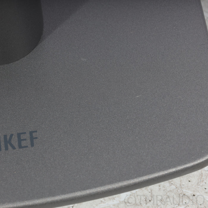 KEF LS50 Wireless II Bookshelf Speakers w/ Stands; Titanium Grey