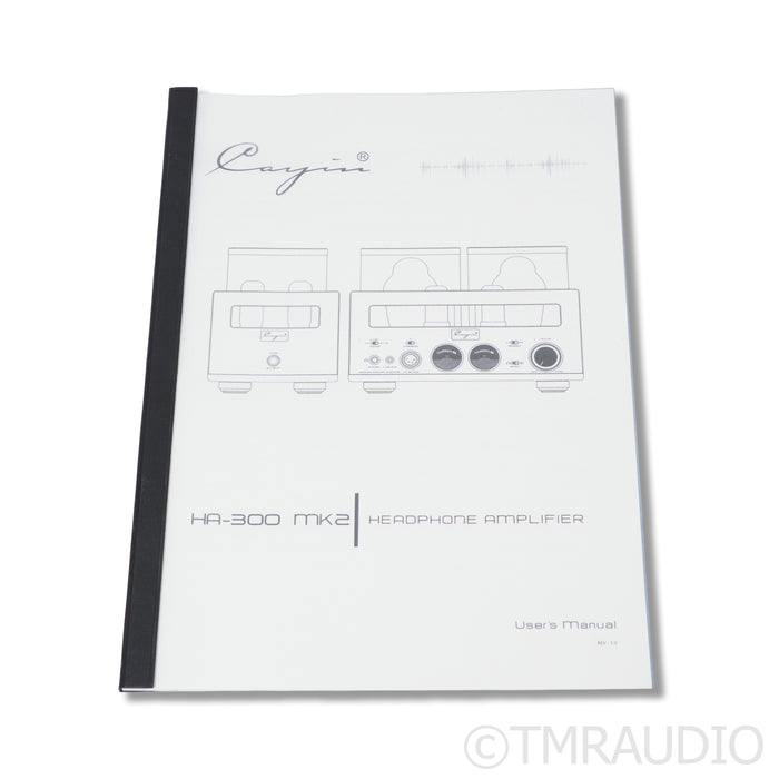 Cayin HA-300 MK2 300B (SET) Headphone Amplifier