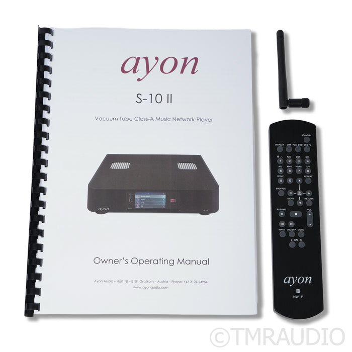 Ayon Audio S-10 II Tube Streamer / DAC / Preamplifier