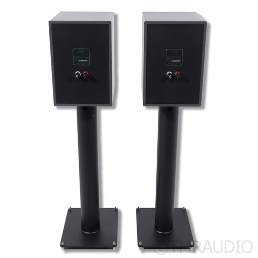 Stenheim Alumine Two Bookshelf Speakers w/ Dedicated Stands; Dark Grey