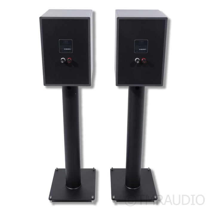 Stenheim Alumine Two Bookshelf Speakers w/ Dedicated Stands; Dark Grey