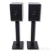 Stenheim Alumine Two Bookshelf Speakers w/ Dedicated Stands; Dark Grey
