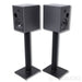 Stenheim Alumine Two Bookshelf Speakers w/ Dedicated Stands; Dark Grey