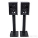 Stenheim Alumine Two Bookshelf Speakers w/ Dedicated Stands; Dark Grey