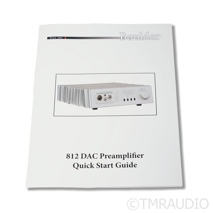 Boulder 812 Headphone Amplifier / Preamplifier / Streaming DAC