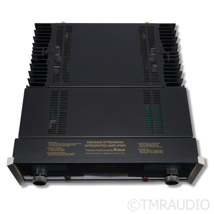 McIntosh MSA5500 Integrated Amplifier w/Built-In DAC/Wi-Fi/Bluetooth/MM Phono