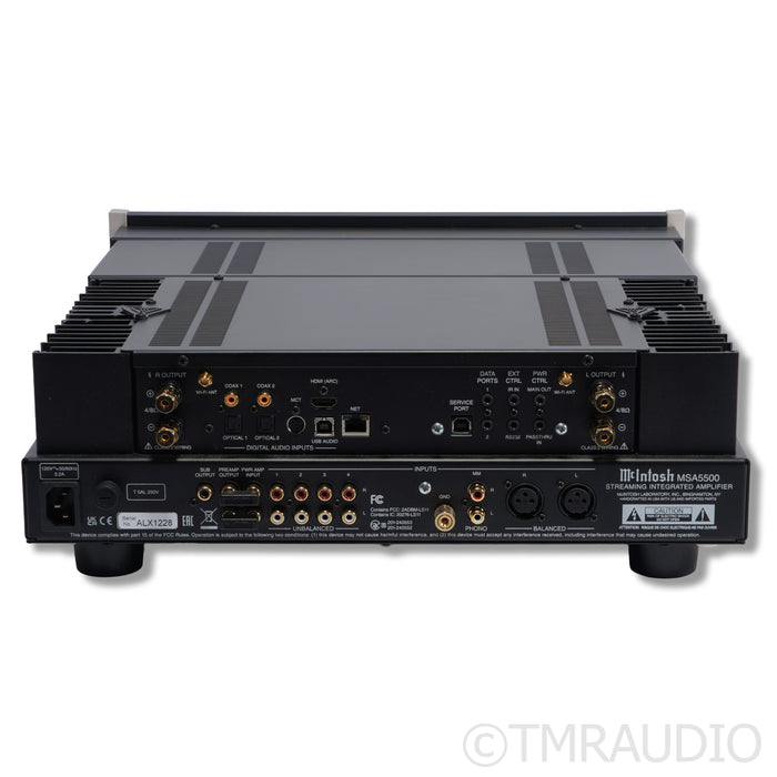 McIntosh MSA5500 Integrated Amplifier w/Built-In DAC/Wi-Fi/Bluetooth/MM Phono