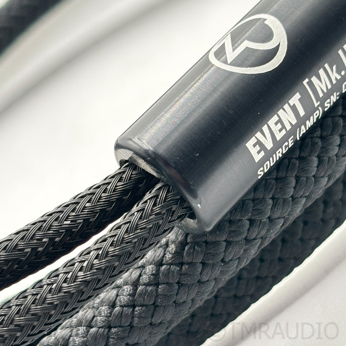 Zu Audio Event MKII Speaker Cables; 8ft Pair