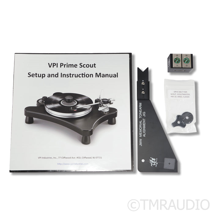 VPI Super Prime Scout Belt-drive Turntable; Upgraded Kimber Cable (No Cartridge)