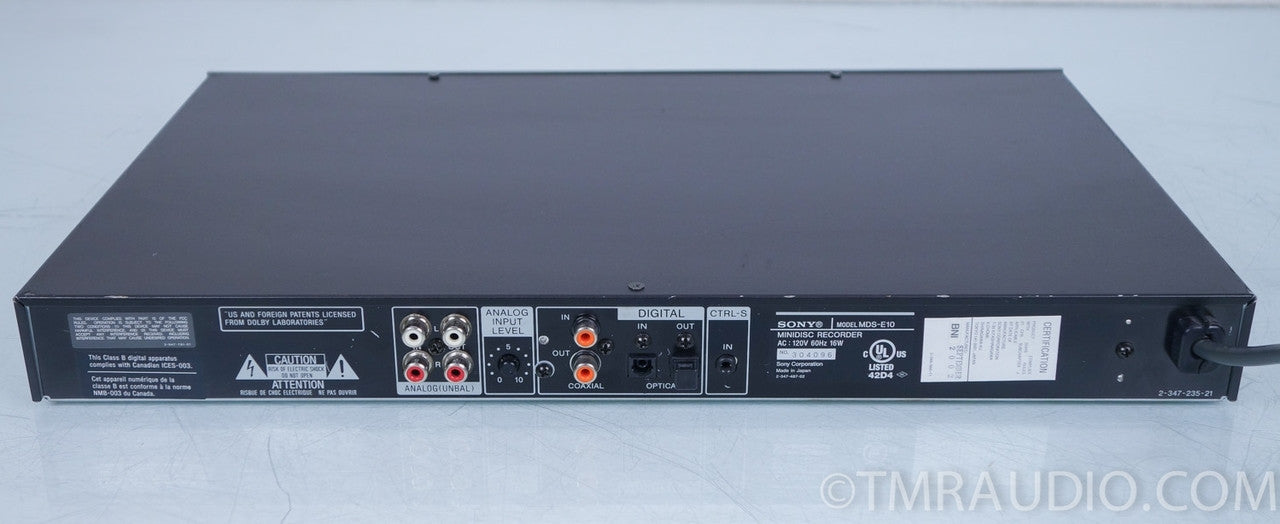 Sony MDS-E10 MiniDisc MD Recorder in Factory Box