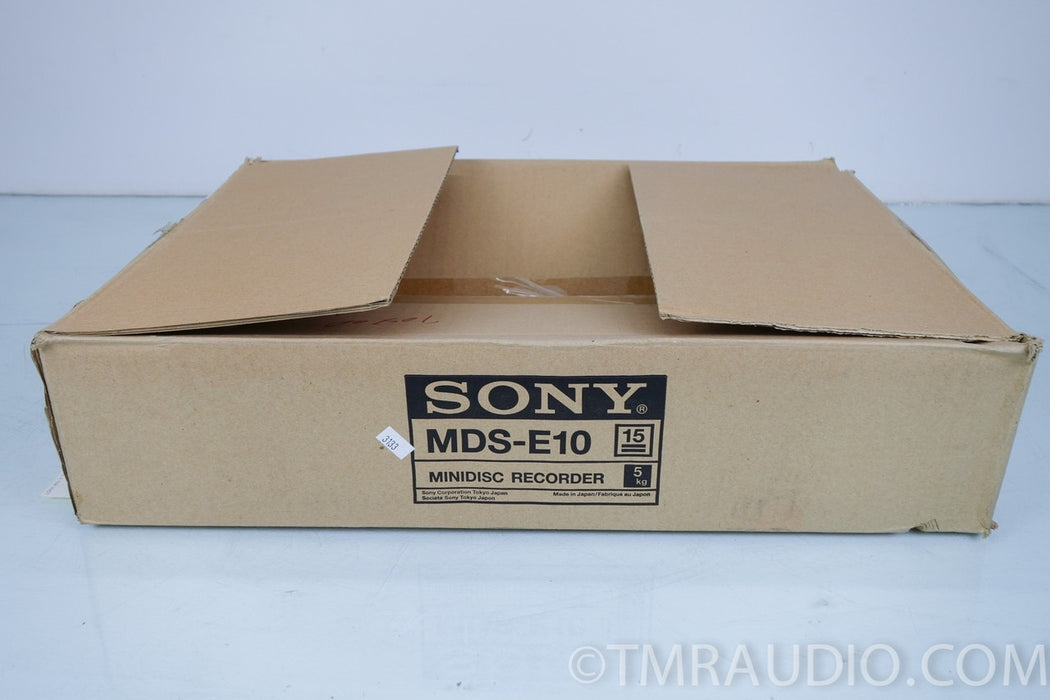 Sony MDS-E10 MiniDisc MD Recorder in Factory Box