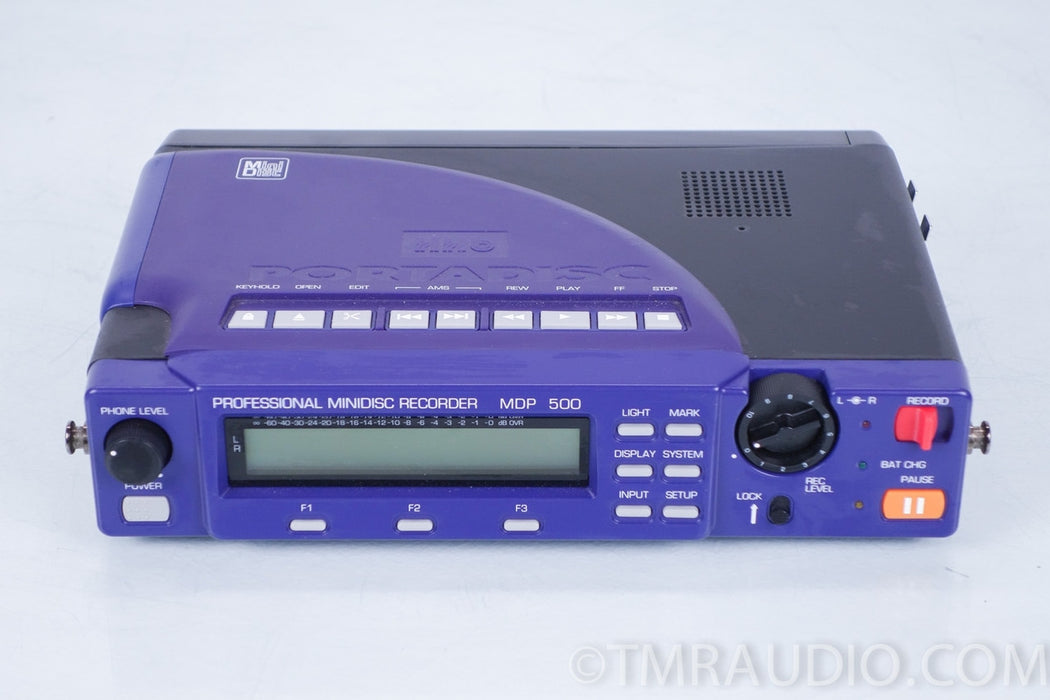 HHB MDP 500 Portadisc Professional Portable MiniDisk Recorder MD