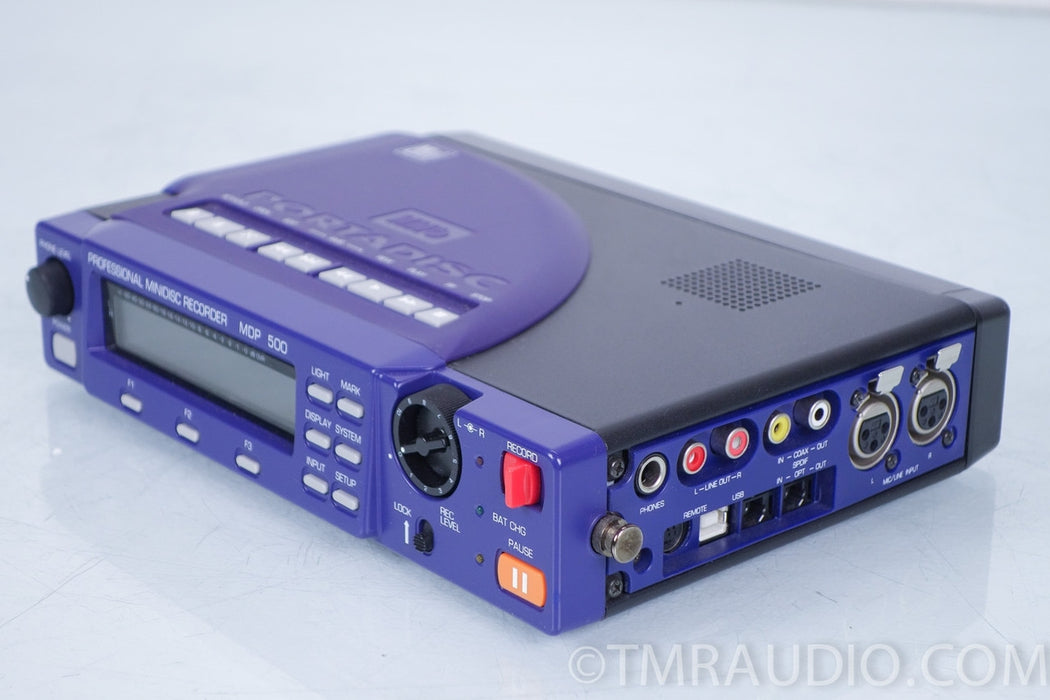 HHB MDP 500 Portadisc Professional Portable MiniDisk Recorder MD