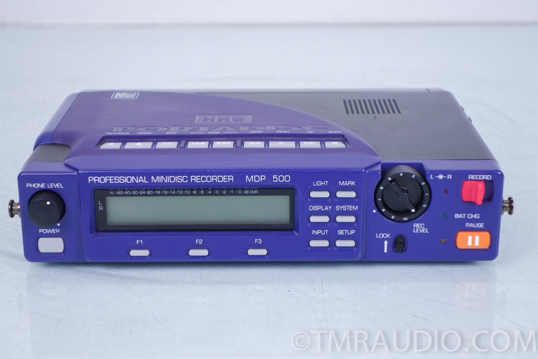 HHB MDP 500 Portadisc Professional Portable MiniDisk Recorder MD