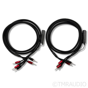AudioQuest Obsidian PSS Speaker Cables; 8ft Pair