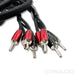 AudioQuest Obsidian PSS Speaker Cables; 8ft Pair