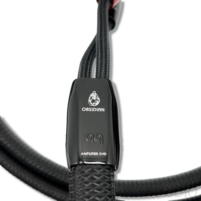 AudioQuest Obsidian PSS Speaker Cables; 8ft Pair