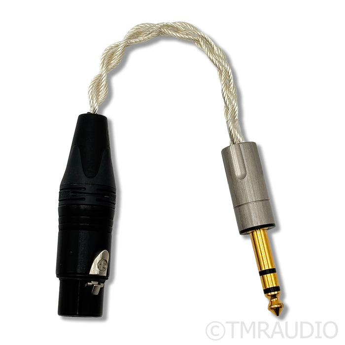 LavriCables Grand Silver Headphone Cable; 2m