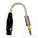 LavriCables Grand Silver Headphone Cable; 2m