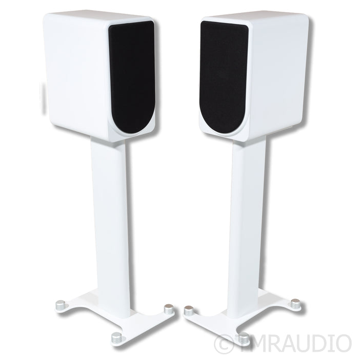 PS Audio Aspen FR5 Bookshelf Speakers w/ Dedicated Stands; Satin White