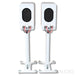 PS Audio Aspen FR5 Bookshelf Speakers w/ Dedicated Stands; Satin White