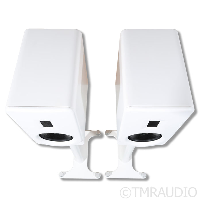 PS Audio Aspen FR5 Bookshelf Speakers w/ Dedicated Stands; Satin White