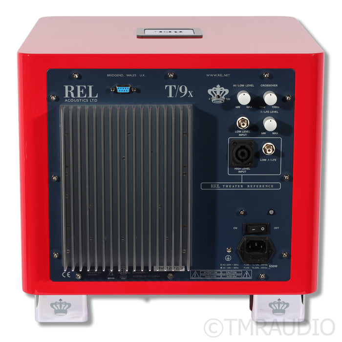 REL Acoustics T/9x SE 10" Subwoofer; Italian Racing Red