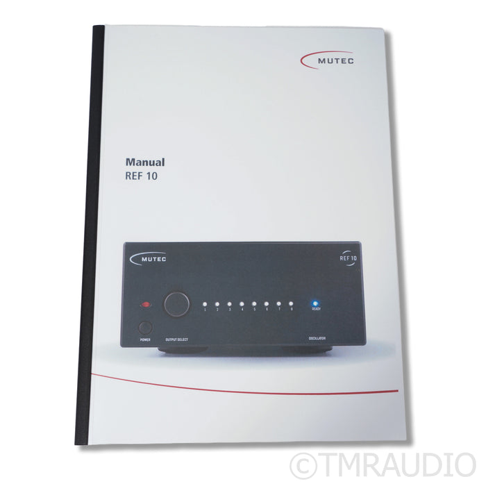Mutec REF10 10 MHz Reference Master Clock