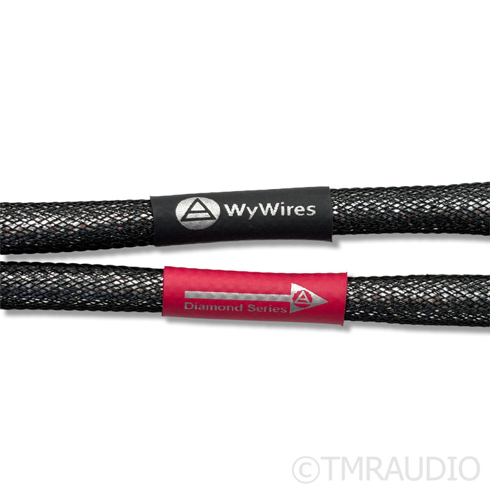 WyWires Diamond Series Phono Interconnect; 4ft Cable Single
