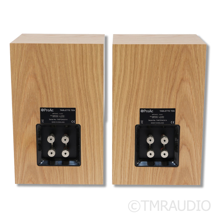 ProAc Tablette 10 Bookshelf Speakers; Natural Oak