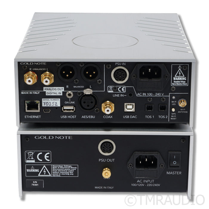 Gold Note DS-10 Plus Streaming DAC / Preamplifier / Headphone Amplifier; PSU-10