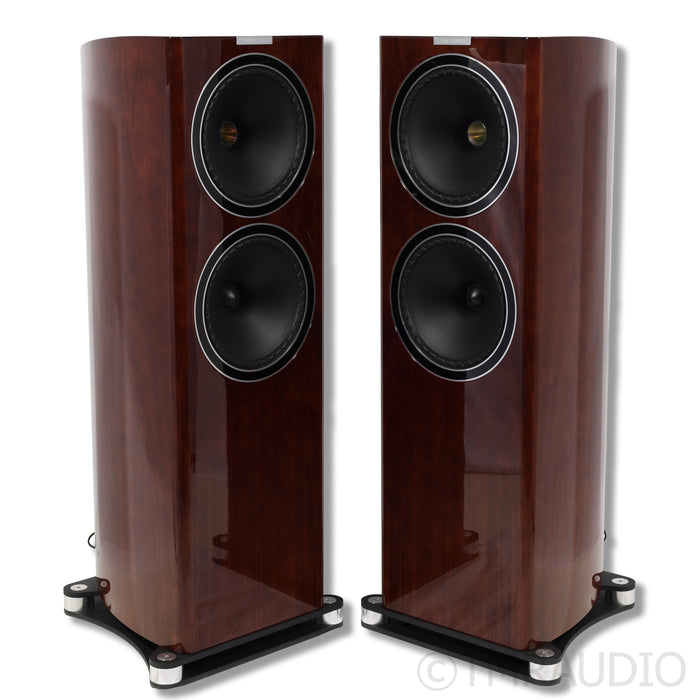 Fyne Audio F704 Floorstanding Speakers; Walnut