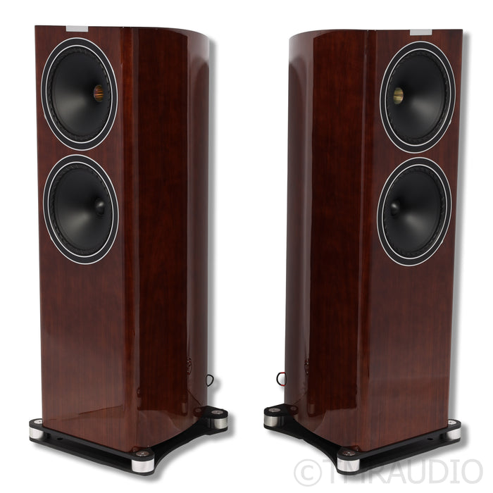Fyne Audio F704 Floorstanding Speakers; Walnut