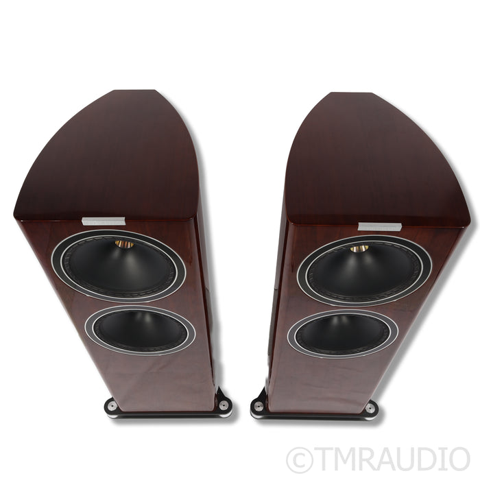 Fyne Audio F704 Floorstanding Speakers; Walnut