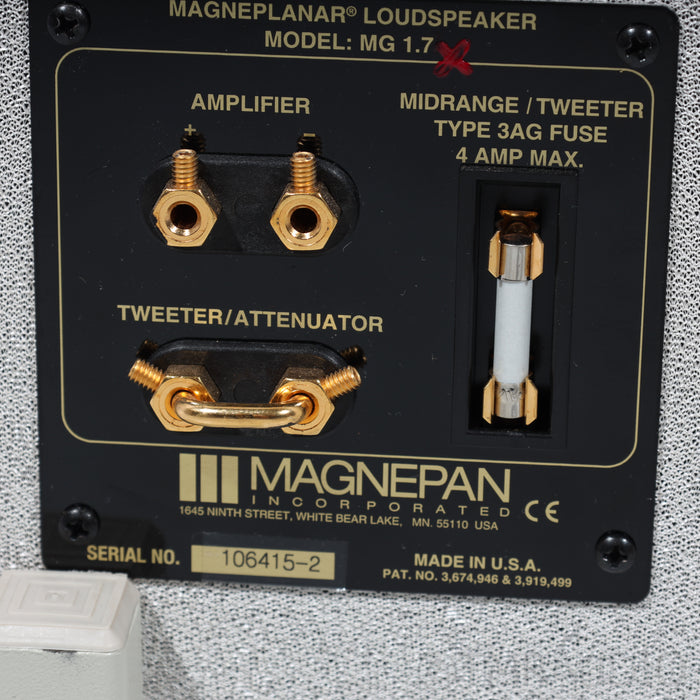 Magnepan 1.7x Floorstanding Speakers