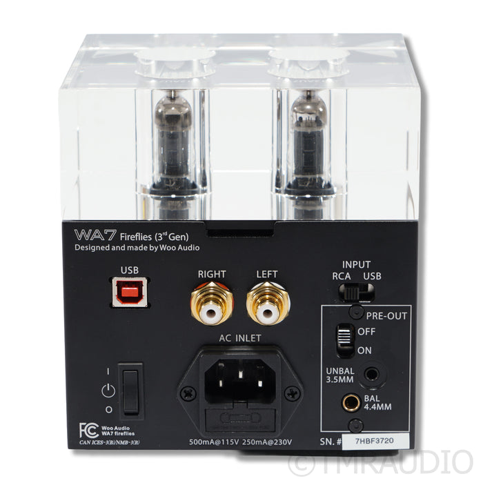 Woo Audio WA7 Fireflies Gen 3 Tube Headphone Amplifier