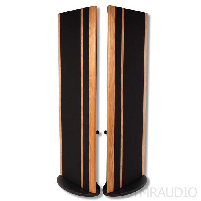 Magnepan MG 20.7 Planar Magnetic Floorstanding Speakers; Oak & Black Fabric