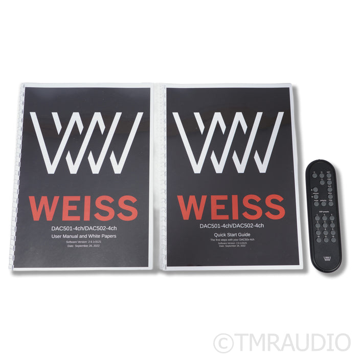 Weiss DAC501 Mk2 4-Ch DAC / Preamplifier / Headphone Amplifier