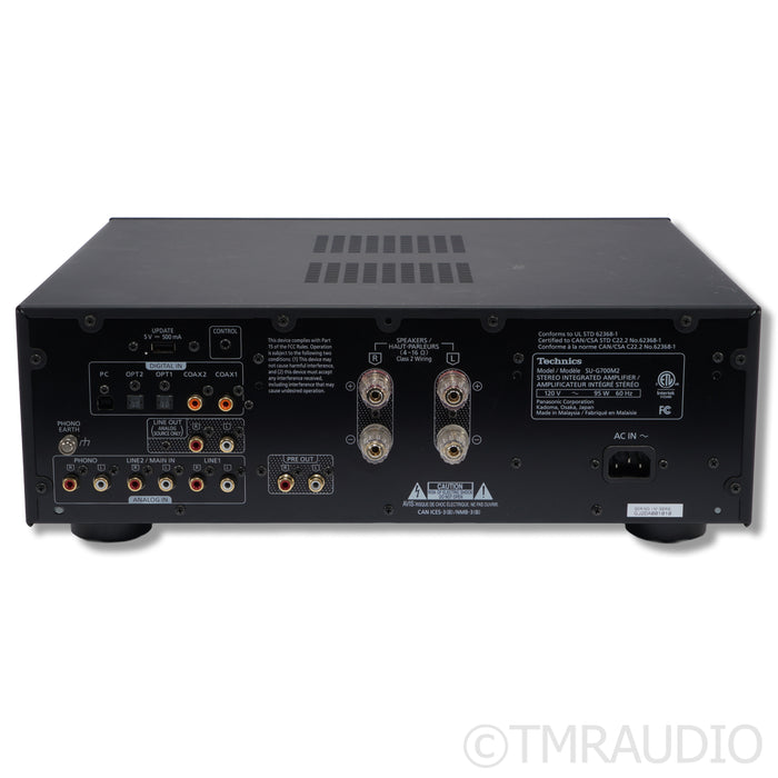 Technics SU-G700M2 Integrated Amplifier w/ Built-In DAC & MM/MC Phono