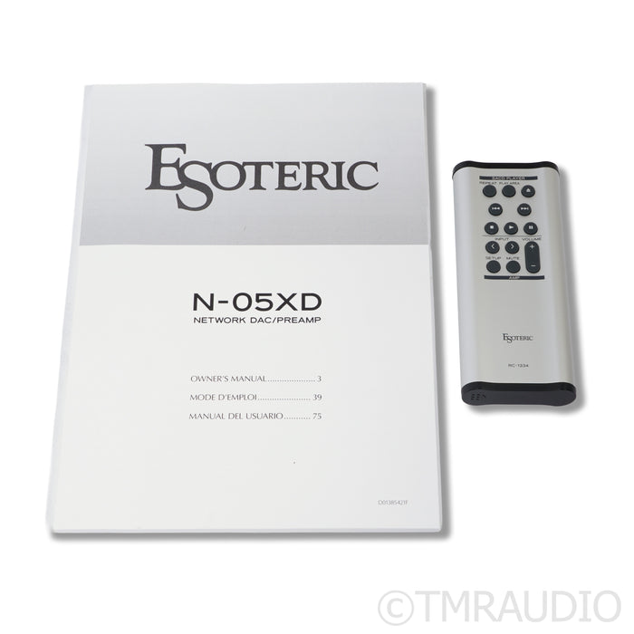 Esoteric Audio N-05XD DAC / Streamer / Preamplifier / Headphone Amplifier