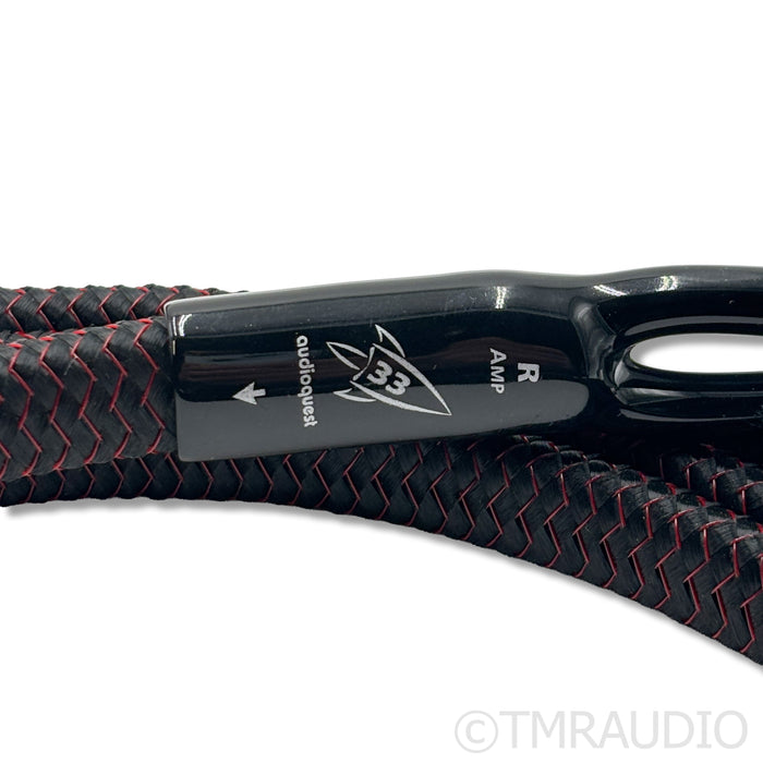 AudioQuest Rocket 33 Speaker Cables; 2m