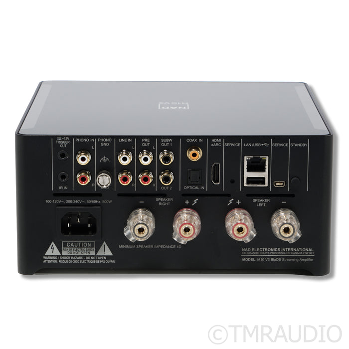 NAD Electronics M10 V3 Streaming Integrated Amplifier; MM Phono; DAC