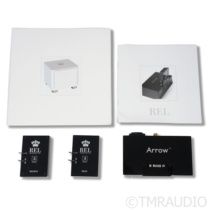 REL Acoustics T/7x Subwoofer; Wireless Arrow 3