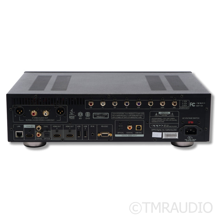 Oppo BDP-105 Universal Disc / Blu-Ray Player