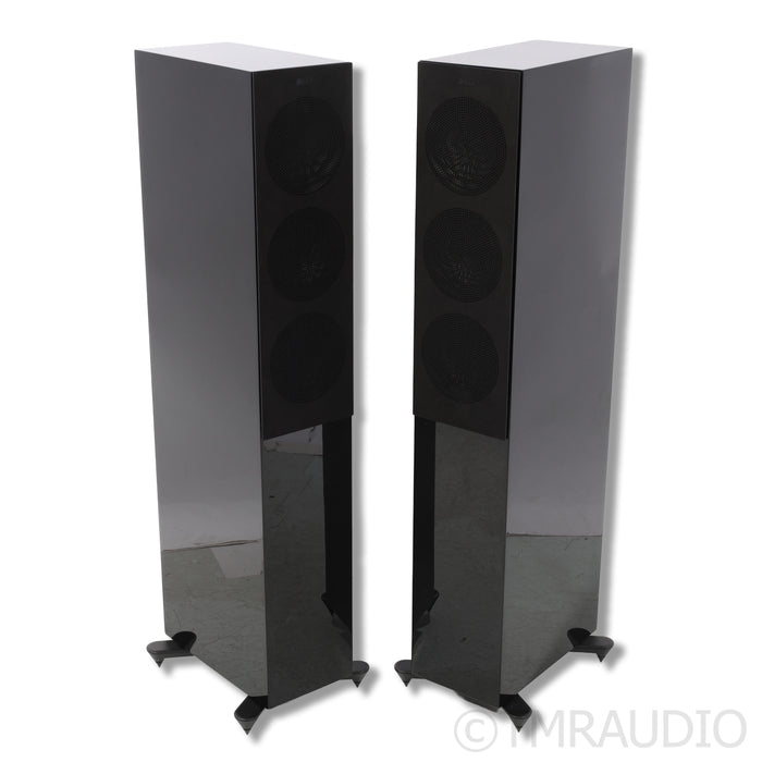 KEF R5 Meta Floorstanding Speakers; Upgraded Gaia III Footers