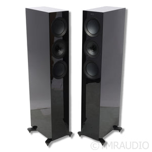 KEF R5 Meta Floorstanding Speakers; Upgraded Gaia III Footers
