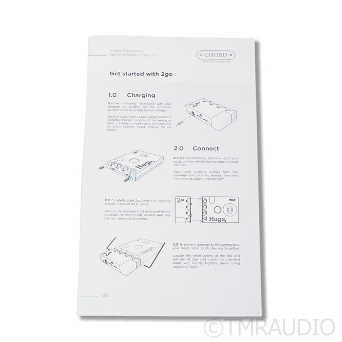 Chord Electronics 2go Portable Music Player